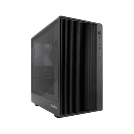 CoolBox Gaming GM350 Darkface Caja Torre MicroATX - 1 x USB C 3.2 1 x USB A 3.2 1X USB A 2,0 1 x Audio + Micro - Color Negro - C