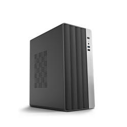 CoolBox M870 Caja Torre MicroATX - 1 x USB C 3.1 1 x USB A 3.1 1 x Audio + Micro - Fuente 500W - Color Negro - COO-PCM870-1