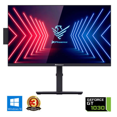 Ordenador pc all in one aio phoenix unity 1030g 24 pulgadas fhd - intel i3 10105 nvidia gt 1030 - 8gb ddr4 crucial - 480 gb ssd 
