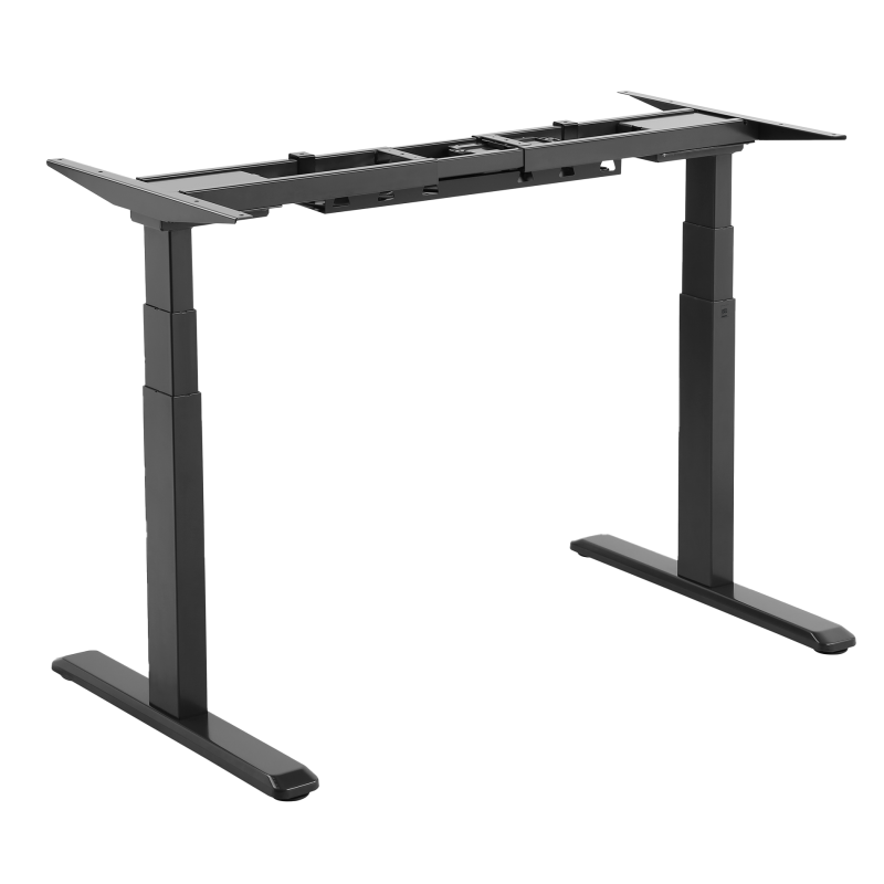 Signa estructura ajustable para escritorio doble motor y 3 segmentos negra - SIGNA-B