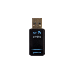 Adaptador Mini USB wifi DualBand Phoenix 1300mbps / WA-1300MB - WA-1300MB