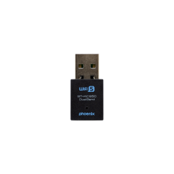 Adaptador Mini USB wifi DualBand + Bluetooth Phoenix 650mbps / WA-650MB - WA-650MB