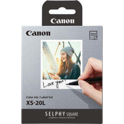Papel fotografico canon xs - 20l 20 hojas + tinta de color - 4119C002