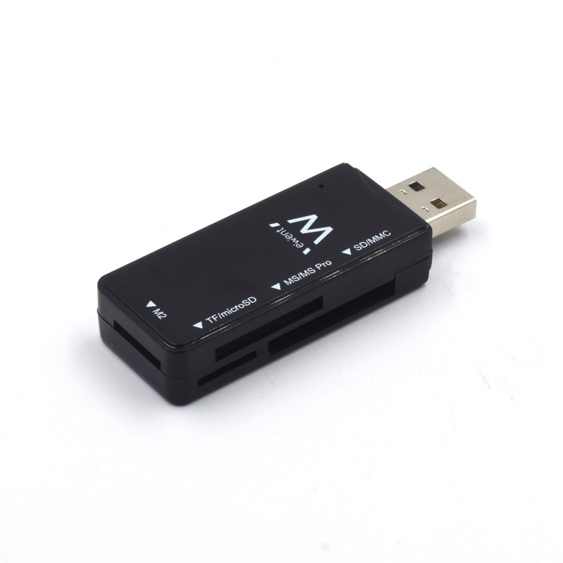 Lector de tarjetas multiple usb 2.0 ewent ew1049 ms - sd - t - flash - m2 - EW1049