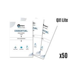 Laminas de proteccion frontales qcharx hidrogel essential hd para qx1 lite 50 unidades - QCHESSENT50.LITE