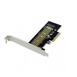 Tarjeta controladora Conceptronic Pci Express Gen 3.0 x4 a Nvme M.2 SSD + Disipador Aluminio ( No compatible M2 clave B) EMRICK0