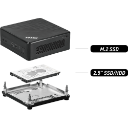 Adaptador hdd para mini ordenador msi cubi n 8gl ms - b17111 negro - 956-B17111-101