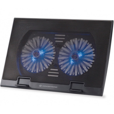 Base refrigeradora Conceptronic Thana M2 / Hasta 17 Pulg. / 2 vent. 125mm / 2 Usb / THANA02B - THANA02B