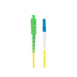 Latiguillo fibra optica lc - upc a sc - apc lanberg 2m mono simplex g657a1 lszh amarillo - FO-LUSA-SS11-0020-YE