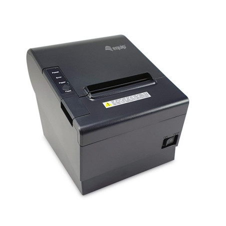 Impresora tickets termica Equip / Papel 80mm / Serie / USB / Rj45 / Negra / EQ351003 - 351003