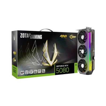 Tarjeta grafica zotac rtx 5080 amp extreme 16gb gddr7 256 bits - ZT-B50800B-10P