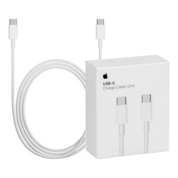 Cable original apple iphone usb tipo c a usb tipo c -  2 m - blanco - MLL82ZM/A