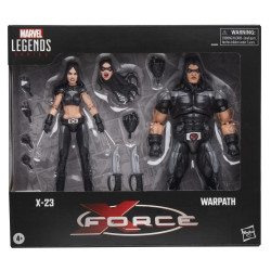 Figura hasbro marvel legends series x foce x - 23 & warpath - G06045L0