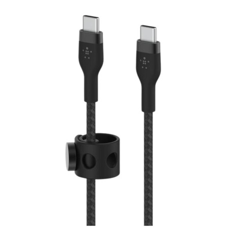 Cable usb tipo c belkin 3m -  macho - macho -  negro -  trenzado - CAB011BT3MBK
