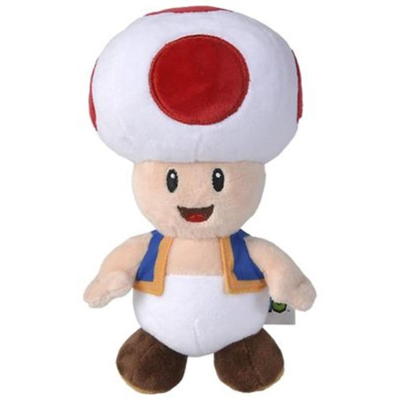 Peluche simba nintendo super mario toad 20cm - SIB31009TOA