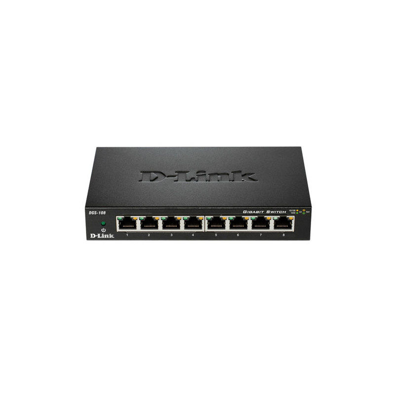 SWITCH D-LINK DGS-108 8PTOS 10/100/1000 - DGS-108