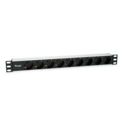 Regleta 9 tomas Equip / Para rack / 1.8 m /  Negra / 333282 - 333282