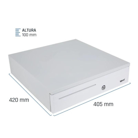 iggual Cajón portamonedas IRON-30PW 5+5 BlancoPuro - IGG318782
