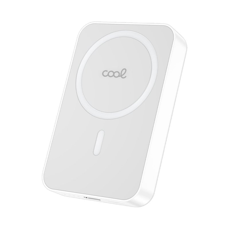 Bateria Externa Universal Power Bank 10.000 mAh Magnética COOL Blanco - 8434847079868