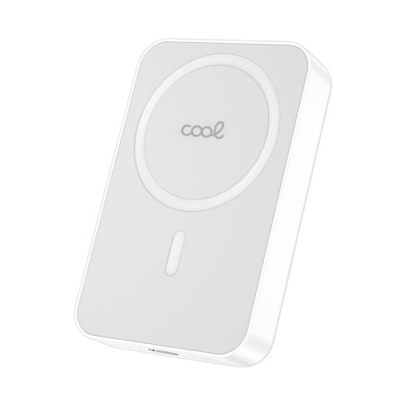 Bateria Externa Universal Power Bank 10.000 mAh Magnética COOL Blanco - 8434847079868