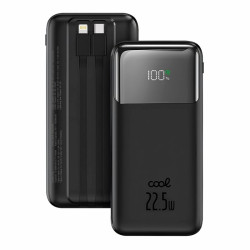 Bateria Externa Universal Power Bank Carga Rápida 22.5W 30.000 mAh (Tipo-C / Lightning) COOL Negro - 8434847082745