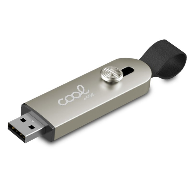 Pen Drive USB x64 GB 2.0 COOL Optimus Silver - 8434847061351