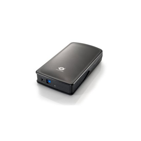 CAJA EXTERNA 3.5" USB 3.0 CONCEPTRONIC SATA HD 3.5 USB 3.0 COLOR NEGRO SIN TORNILLOS C20-300 - CHD3DUSB3