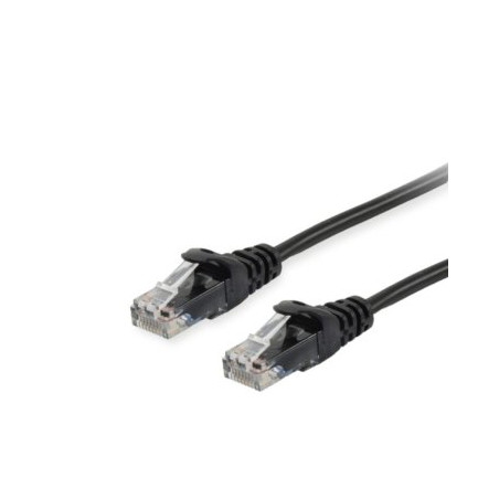 Equip Patchkabel Cat6 U/UTP 2xRJ45 7.50m schwarz Polybeutel - 625455
