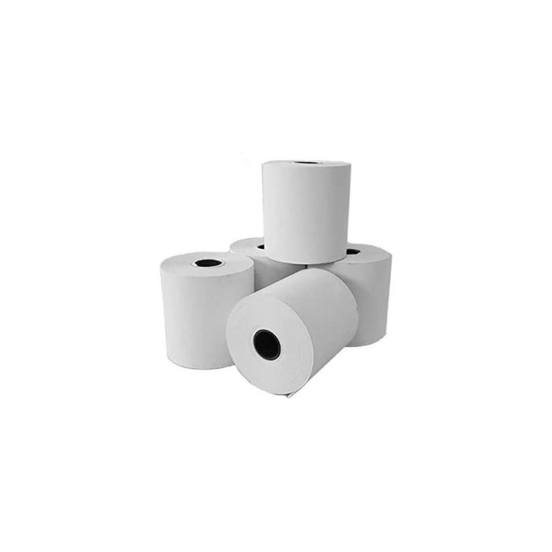 PACK DE 10 ROLLOS DE PALPEL TERMICO DE 57x55mm LIBRE DE BISFENOL A - CYT5755BPA